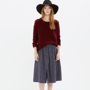 Madewell Silk Midi Skirt